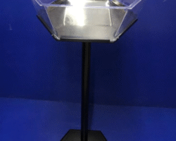 Champanheira de Acrílico com Suporte de Metal Champanheira de Acrílico com Suporte de Metal