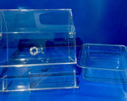 Degustador de Acrílico + Bandeja Degustador de Acrílico + Bandeja