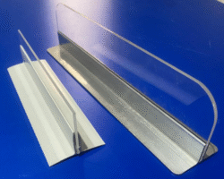 Divisória de Acrílico com Base Alumínio Divisória de Acrílico com Base Alumínio