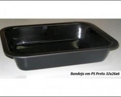 Bandeja em PS Preto