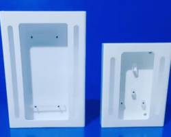 Proteção de Acrílico Branco para Leitor Facial Proteção de Acrílico Branco para Leitor Facial